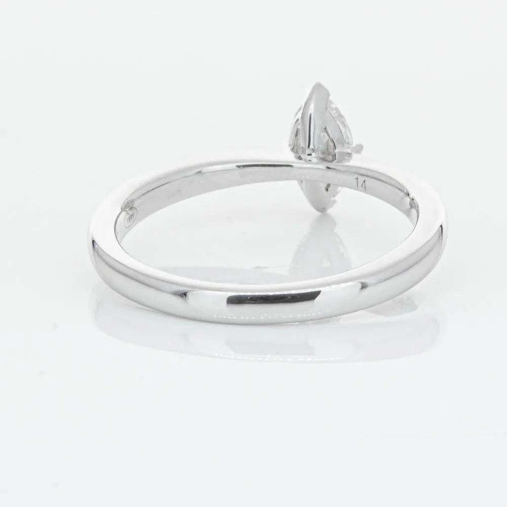 18ct White Gold .50ct Marquise Cut Diamond Royale Ring