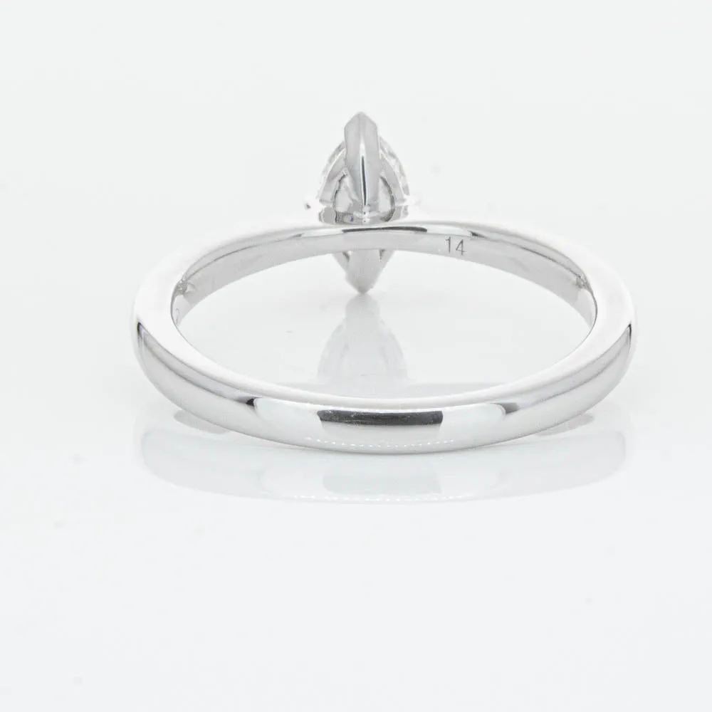 18ct White Gold .50ct Marquise Cut Diamond Royale Ring