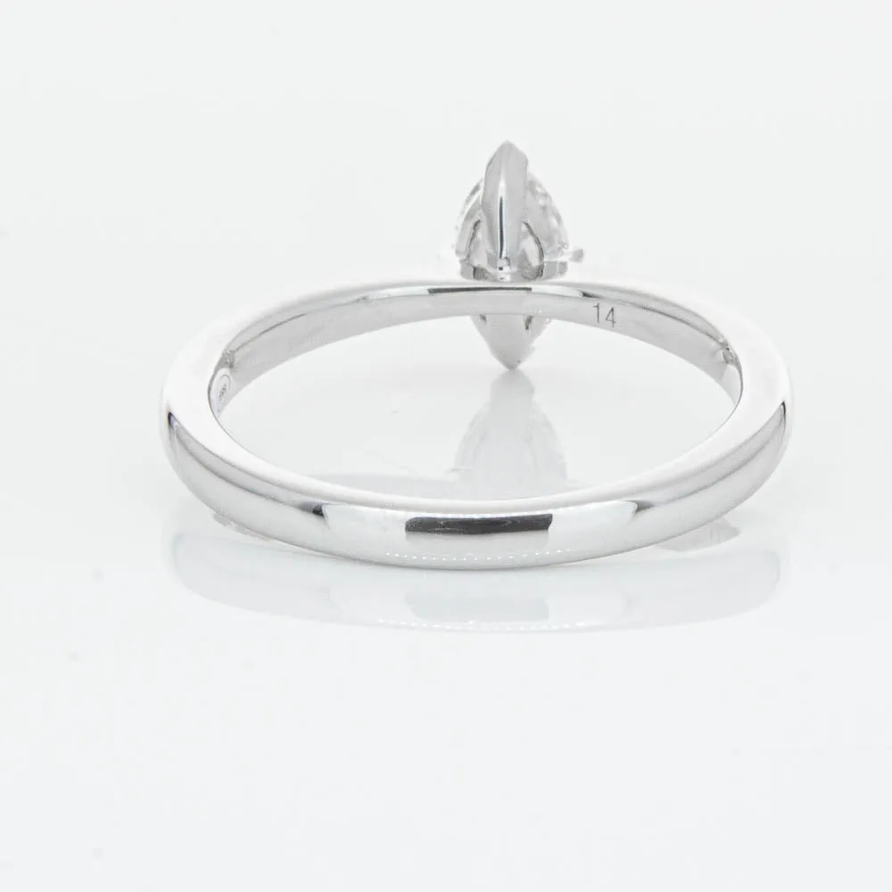 18ct White Gold .50ct Marquise Cut Diamond Royale Ring