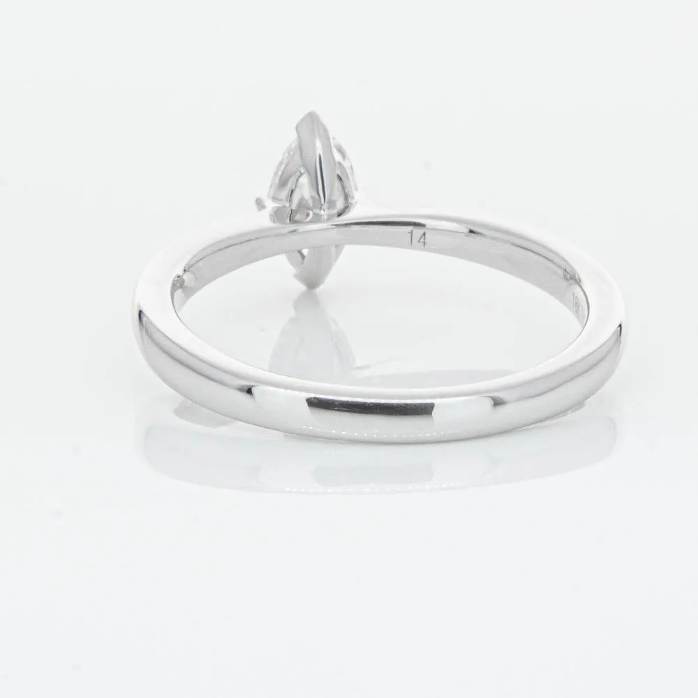 18ct White Gold .50ct Marquise Cut Diamond Royale Ring