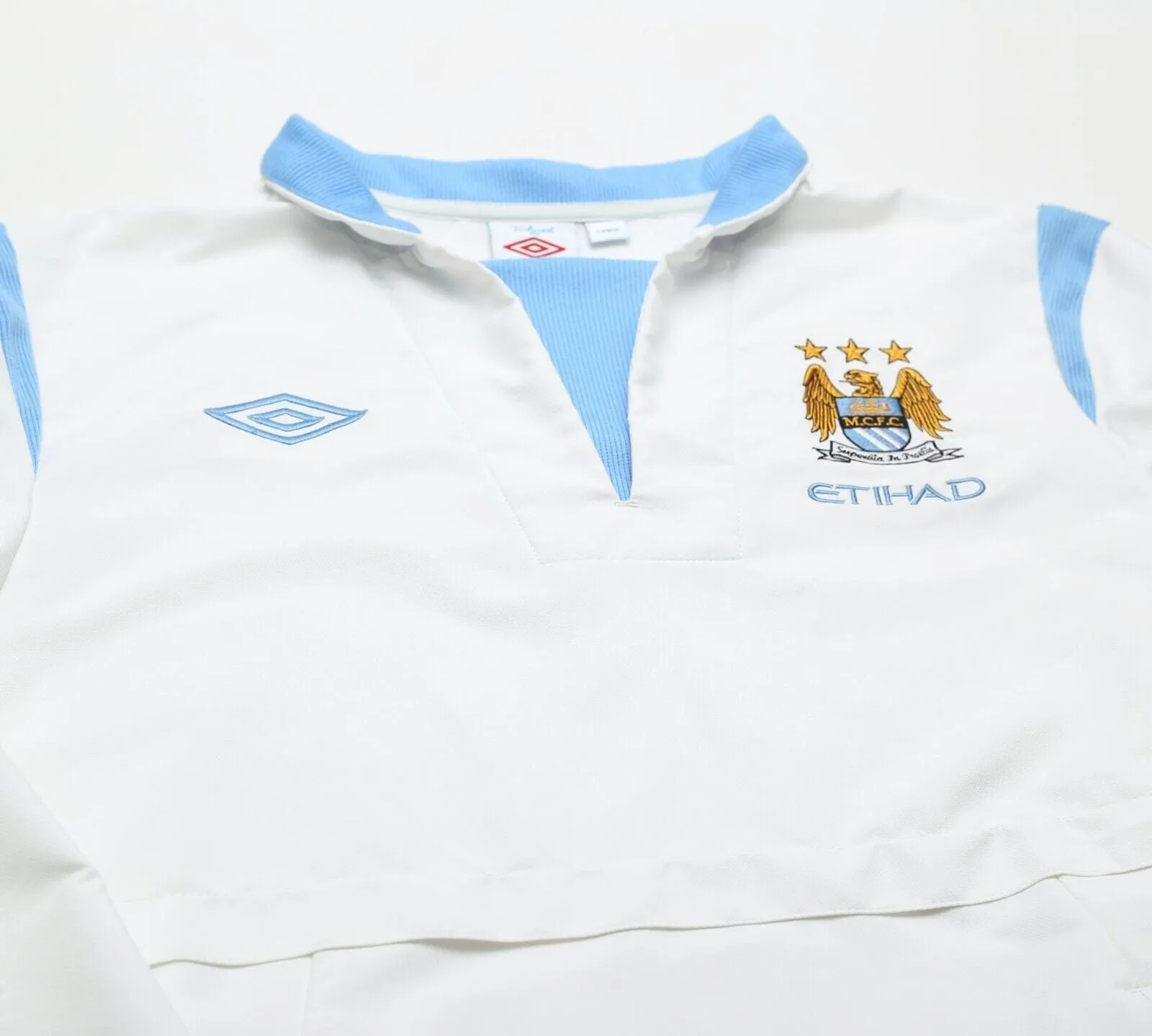 2010/11 Manchester City Vintage Umbro Football Drill Track Top (L)