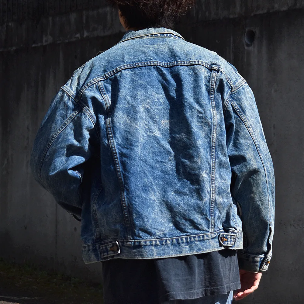 90's　Levi's/リーバイス 70507-0219 ケミカルウォッシュ！ デニムジャケット　USA製　230419