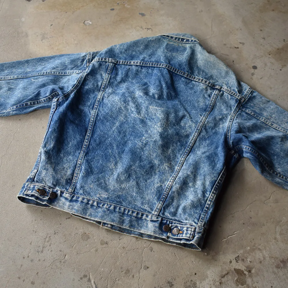 90's　Levi's/リーバイス 70507-0219 ケミカルウォッシュ！ デニムジャケット　USA製　230419