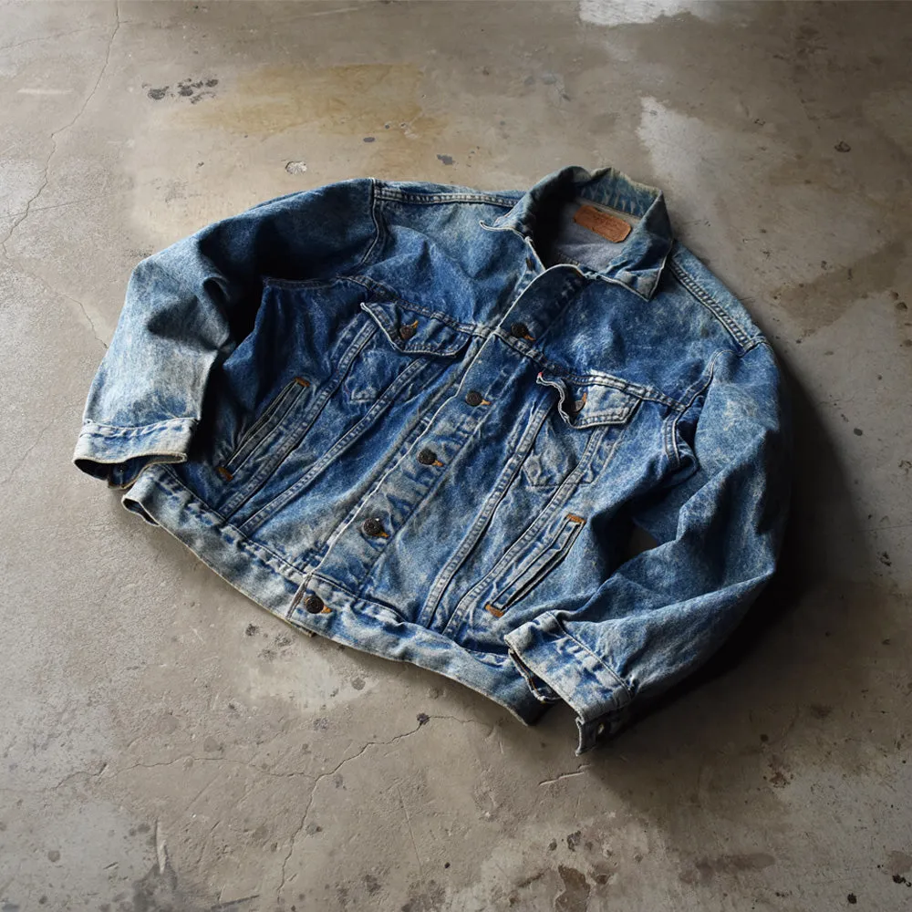 90's　Levi's/リーバイス 70507-0219 ケミカルウォッシュ！ デニムジャケット　USA製　230419