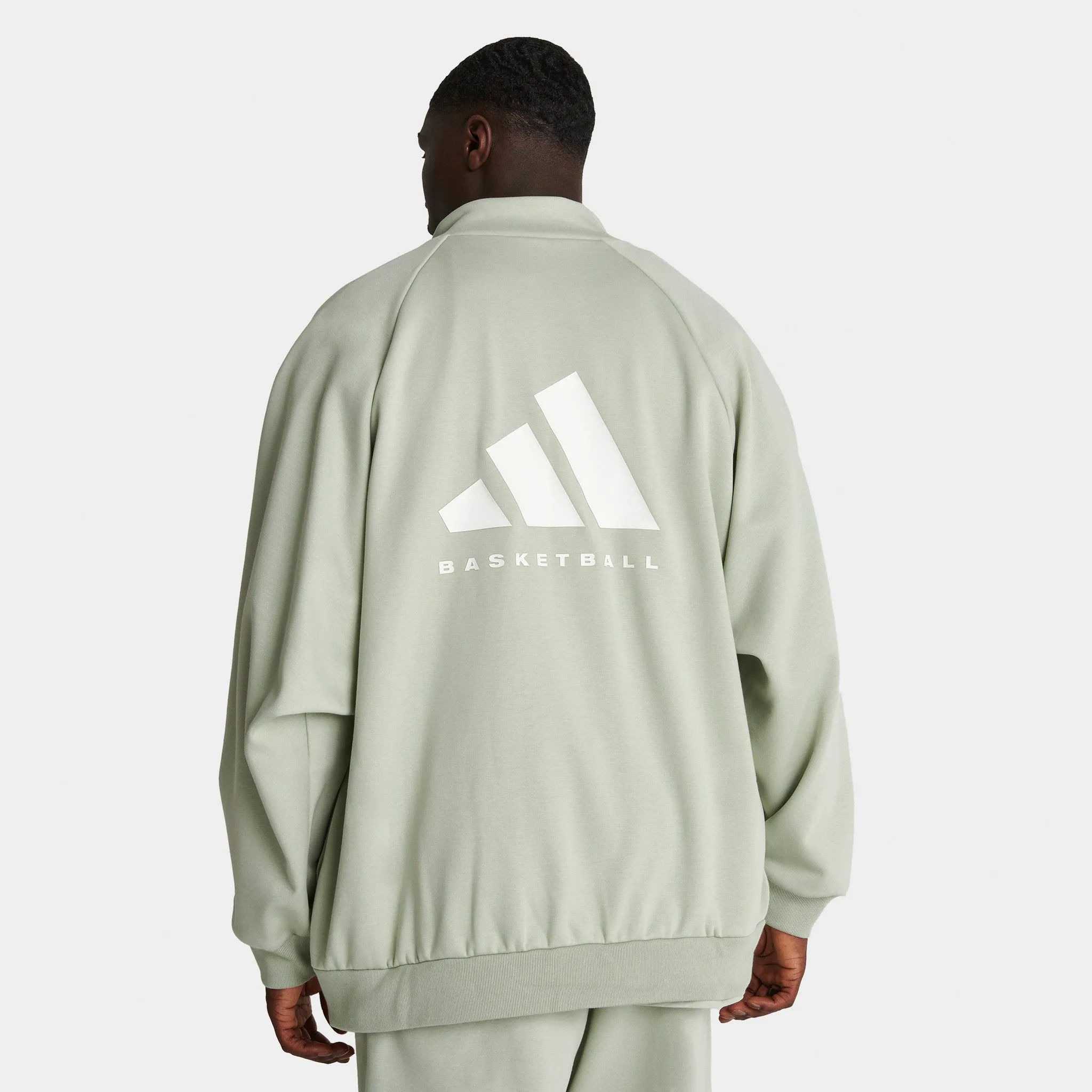 adidas Basketball Track Jacket / Halo Green