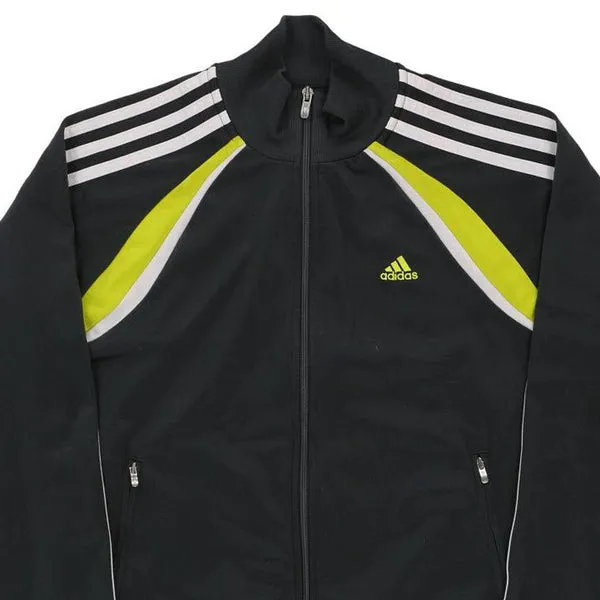 Age 14 Adidas Track Jacket - Large Black Polyester