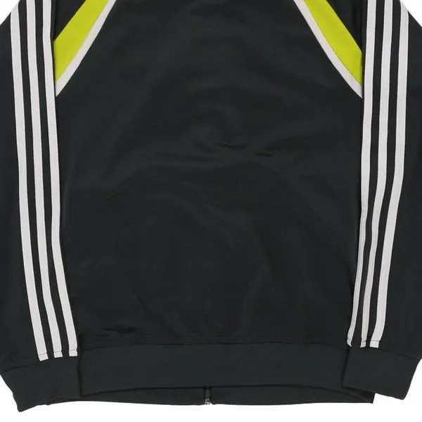 Age 14 Adidas Track Jacket - Large Black Polyester