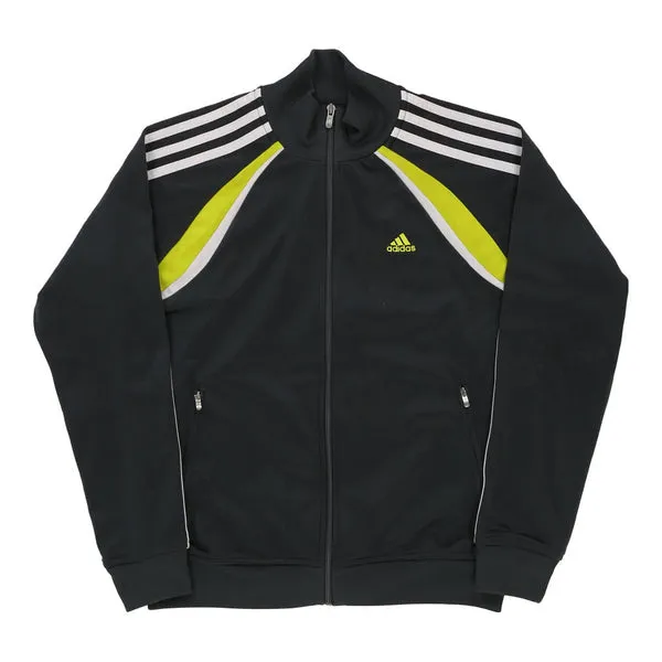 Age 14 Adidas Track Jacket - Large Black Polyester