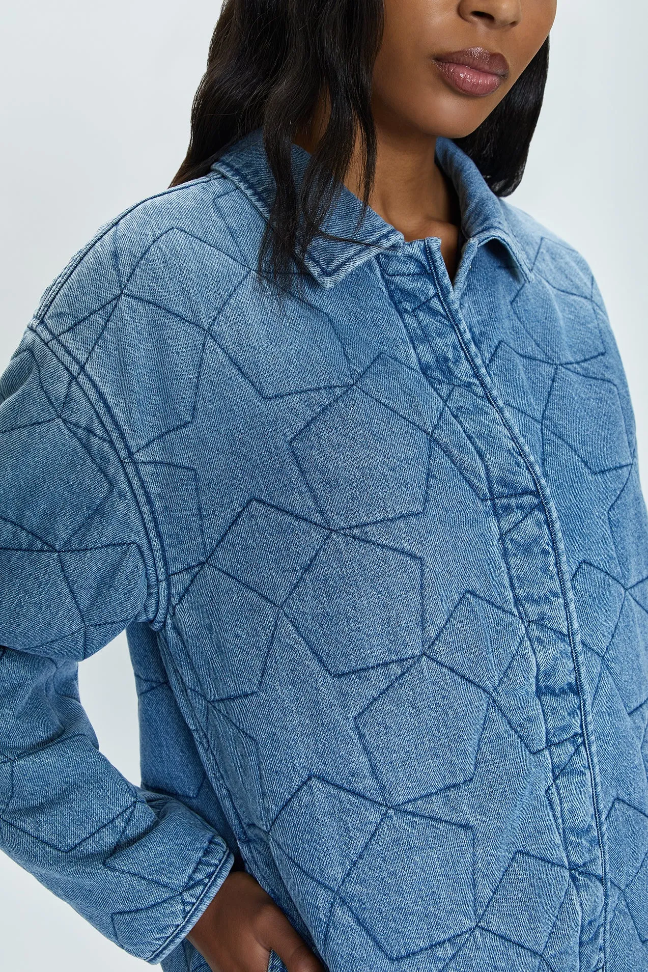 Alyssa Quilted Shacket - Marmont Star