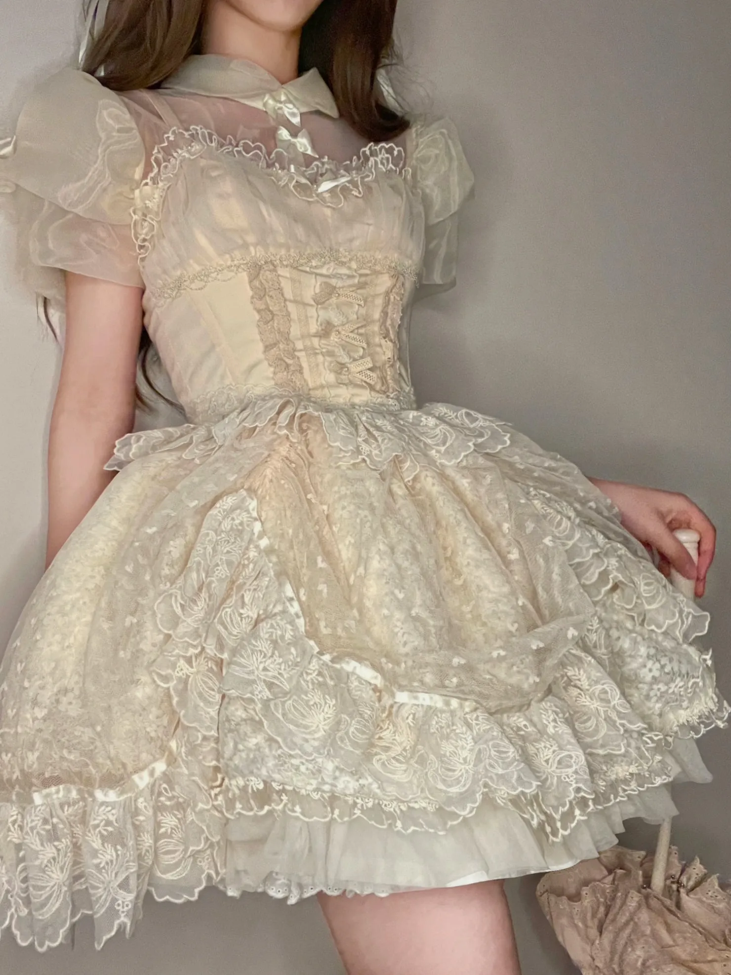 Ballet Lace Lolita Skirt PL53176