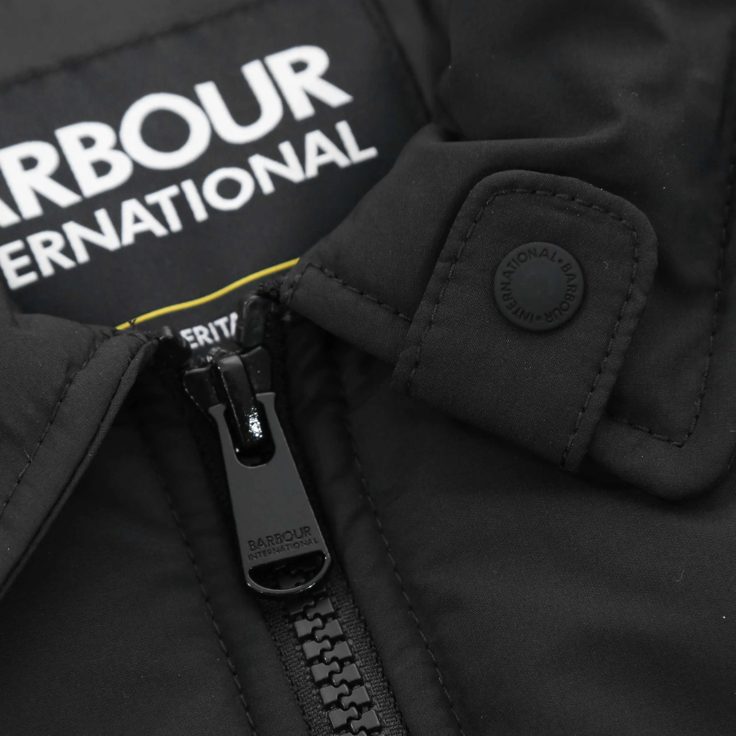 Barbour Distill Quilted Jacket in Black