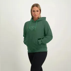 Bee Fitted Hoodie - Forest Green