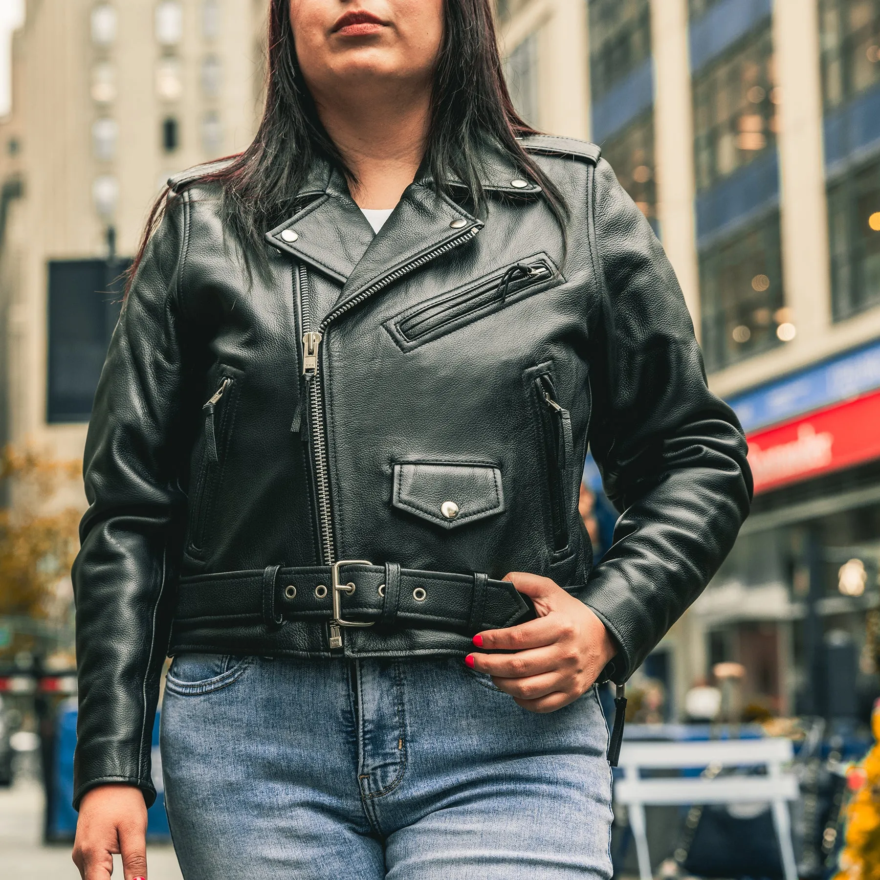 Bikerlicious - Women's Motorcycle Leather Jacket