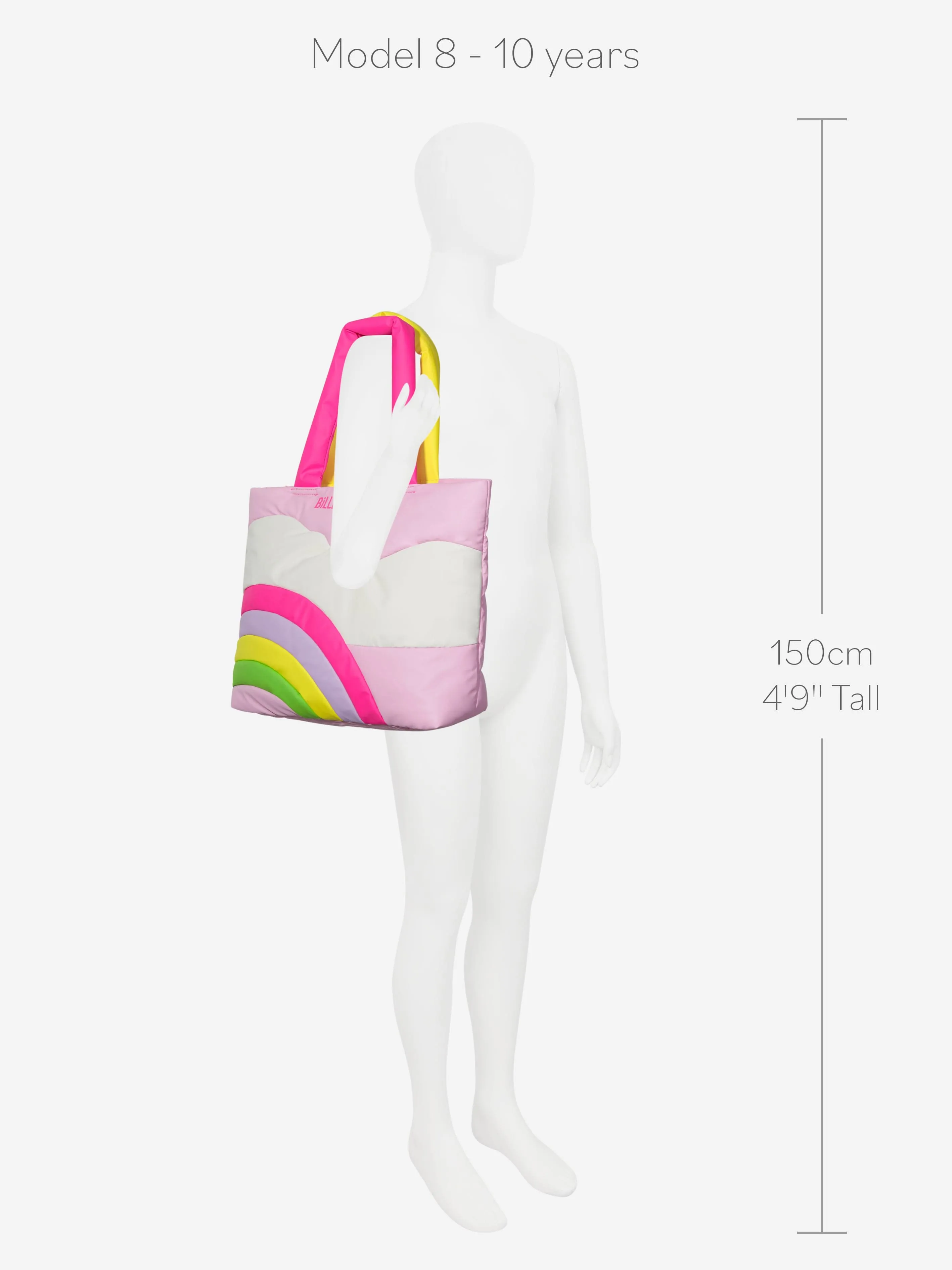 Billieblush Girls Rainbow Handle Bag in Pink