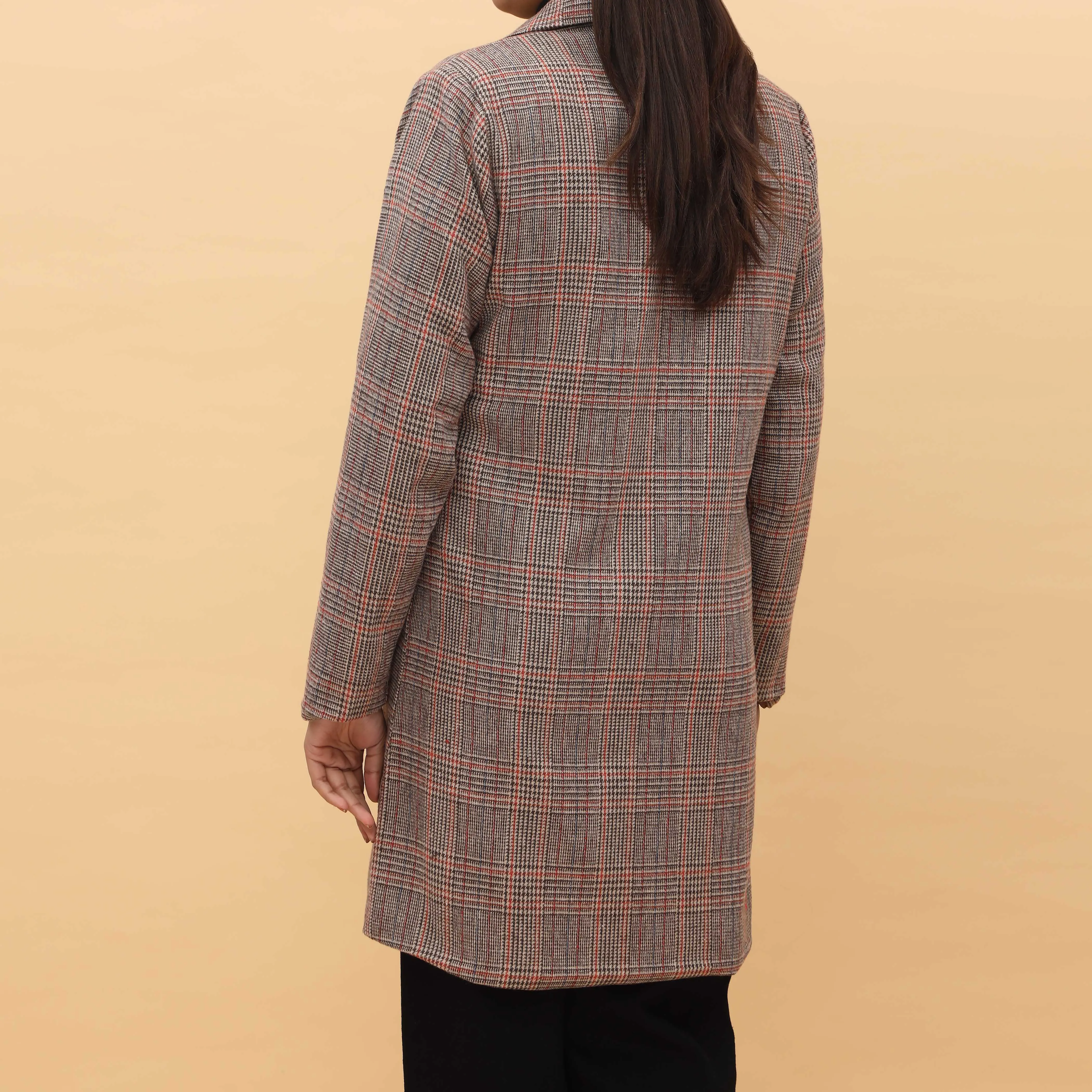 Brown Wool Coat PW4282