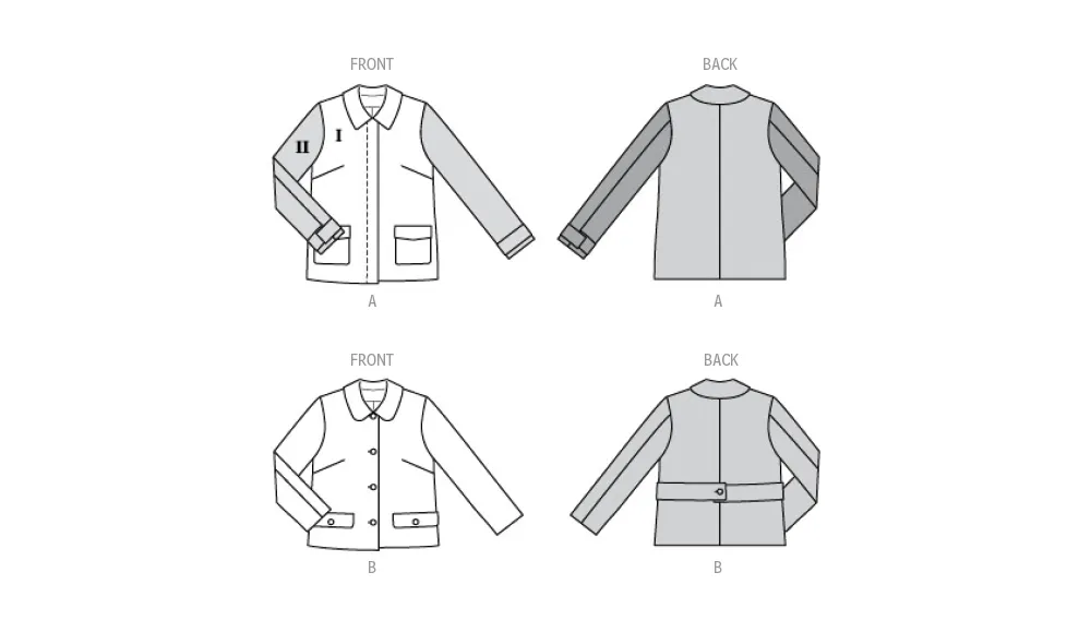 Burda Style Pattern 5799 Men's Jacket