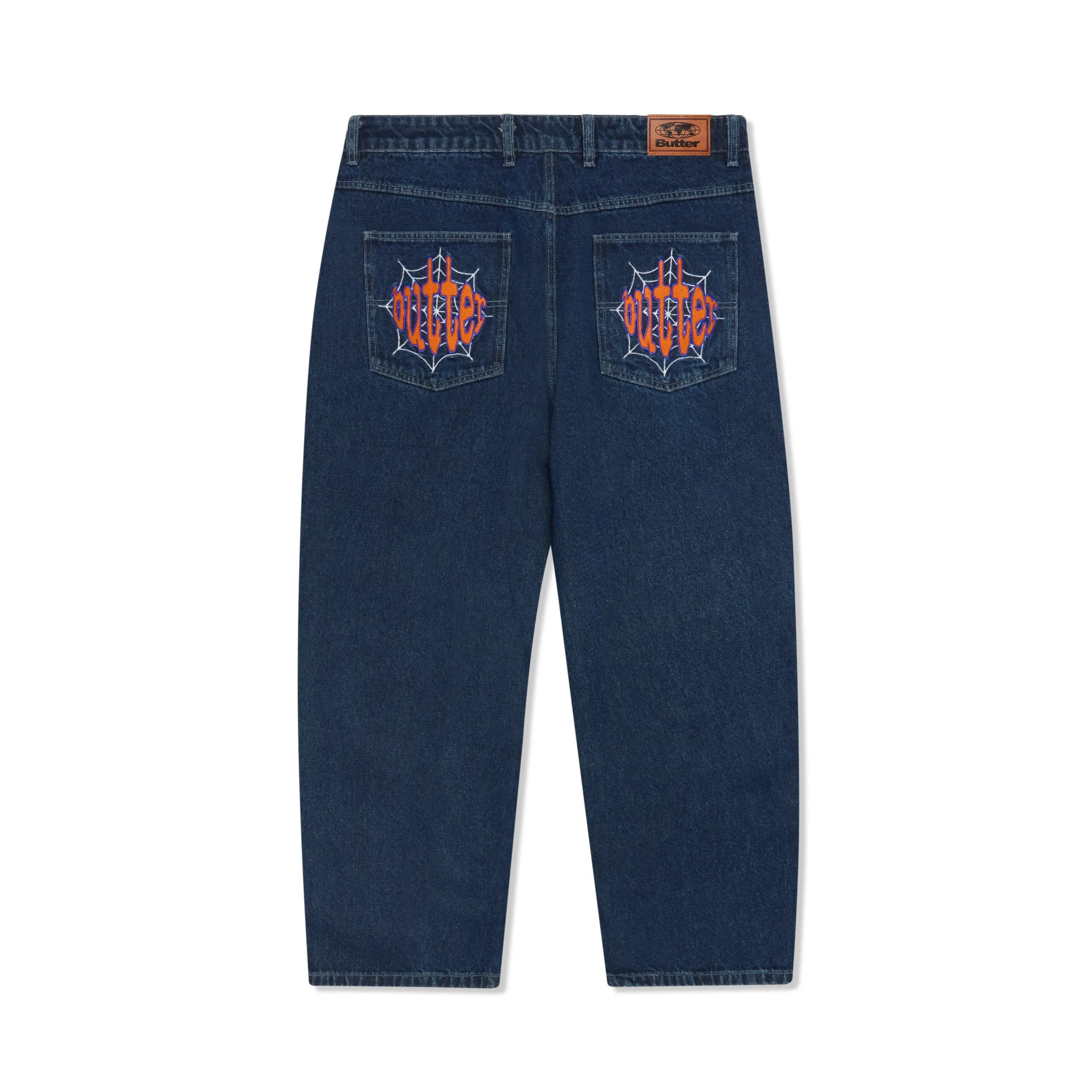 Butter Goods Spider Denim Jeans - Dark Indigo