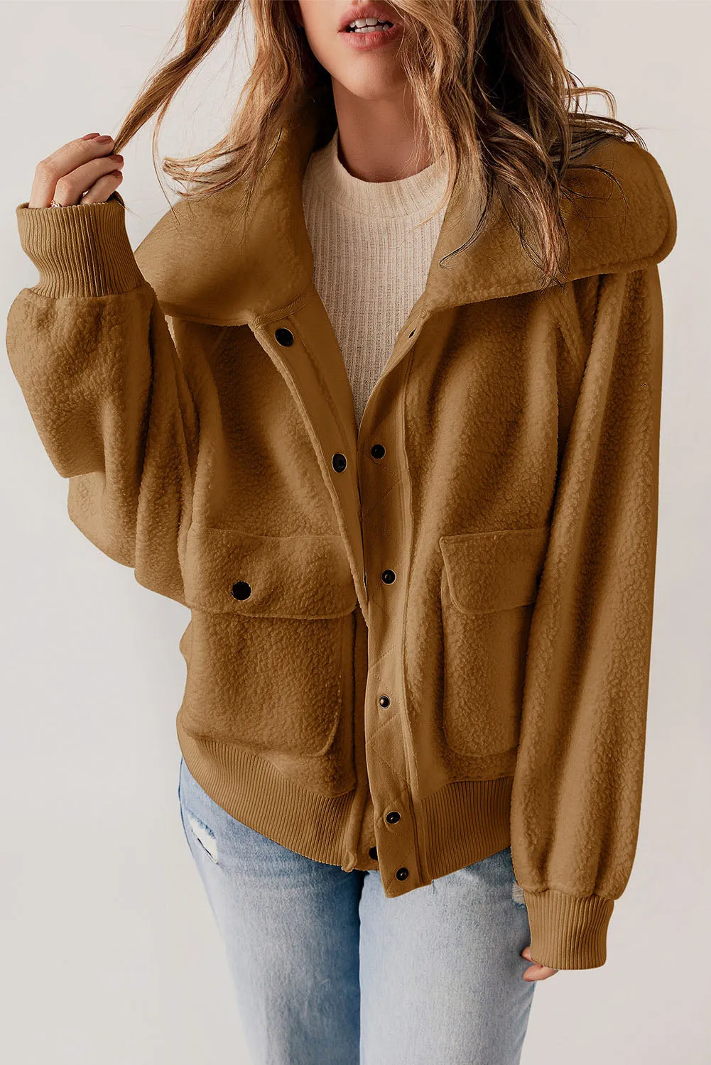 Camel Sherpa Jacket