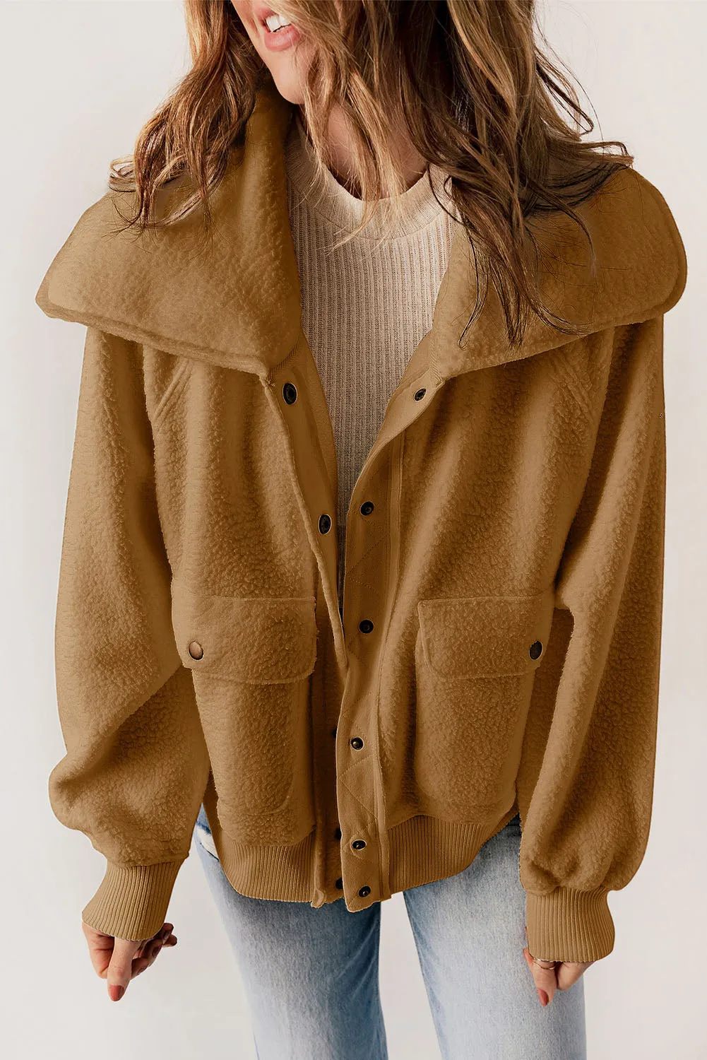 Camel Sherpa Jacket