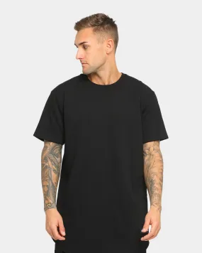 Carré Roadman Quilted Drop Short Sleeve T-Shirt Black