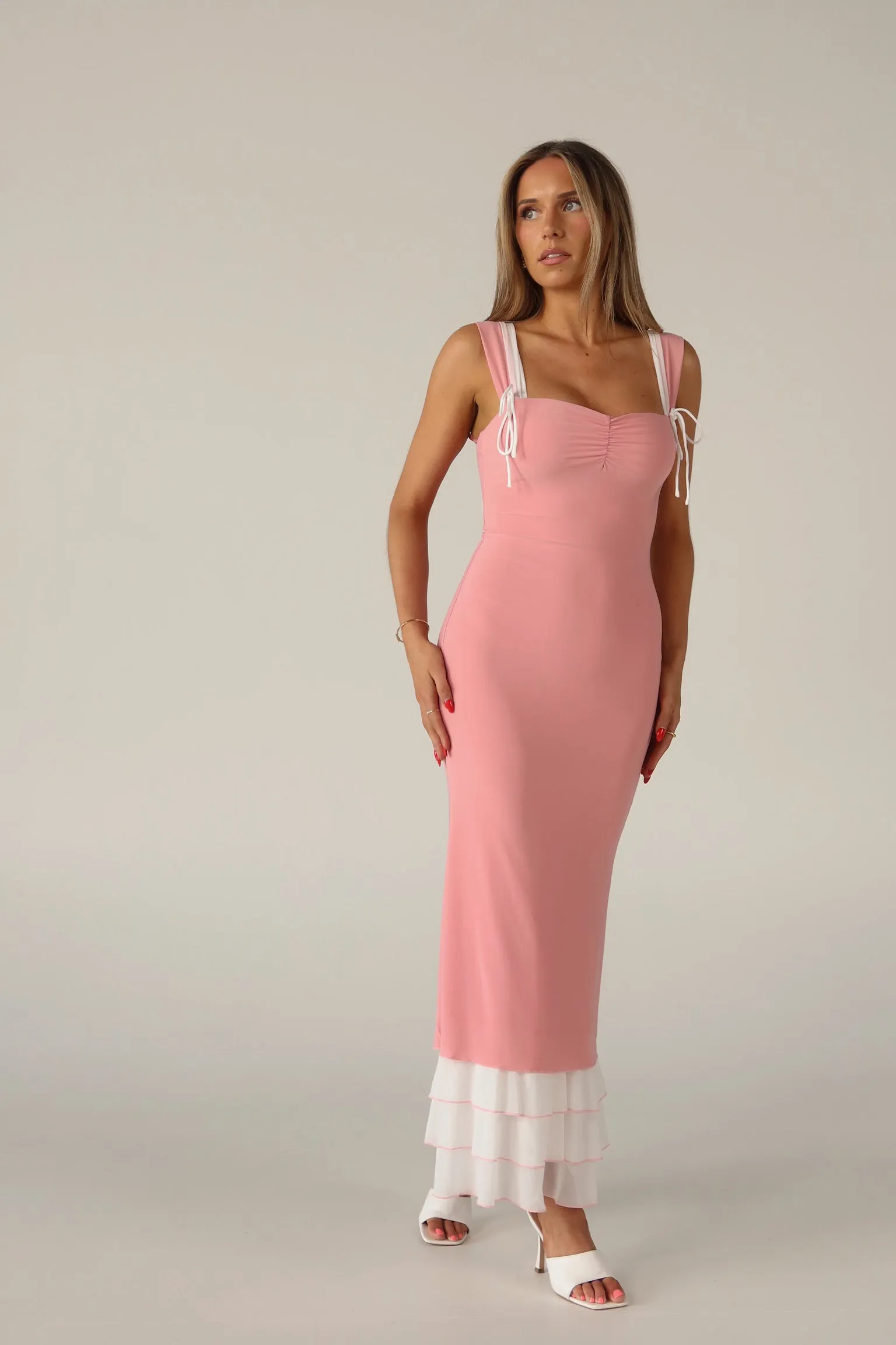 Cassidi Two Toned Midi Dress