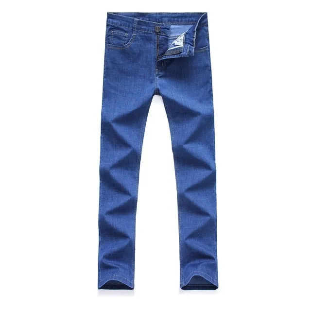 Casual Slim Fit Straight High Stretch Feet Skinny Jeans