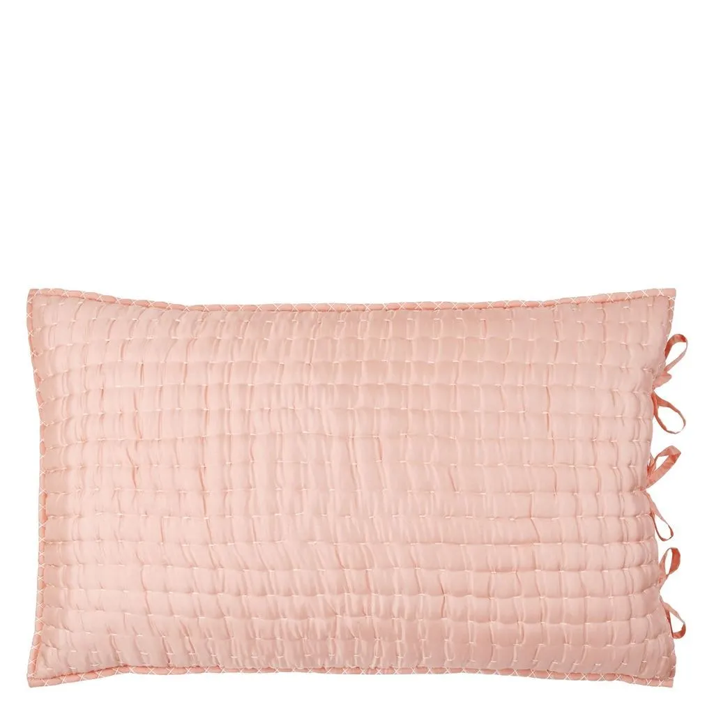 Chenevard Blossom & Peach Quilt by Designers Guild