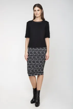 CONQUISTA FASHION - Original High-Waisted Midi Pencil Skirt