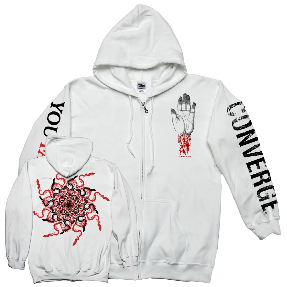 Converge "You Fail Me" Zip-Up Sweatshirt