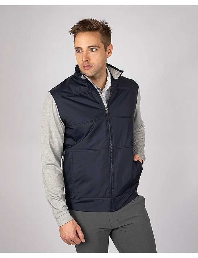 Cutter & Buck- Stealth Hybrid Quilted Mens Full Zip Windbreaker Jacket