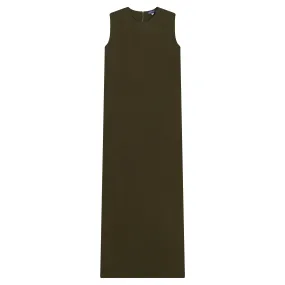 dress high low jumper - olive