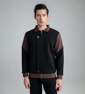 Dual-Tone Zip Shacket