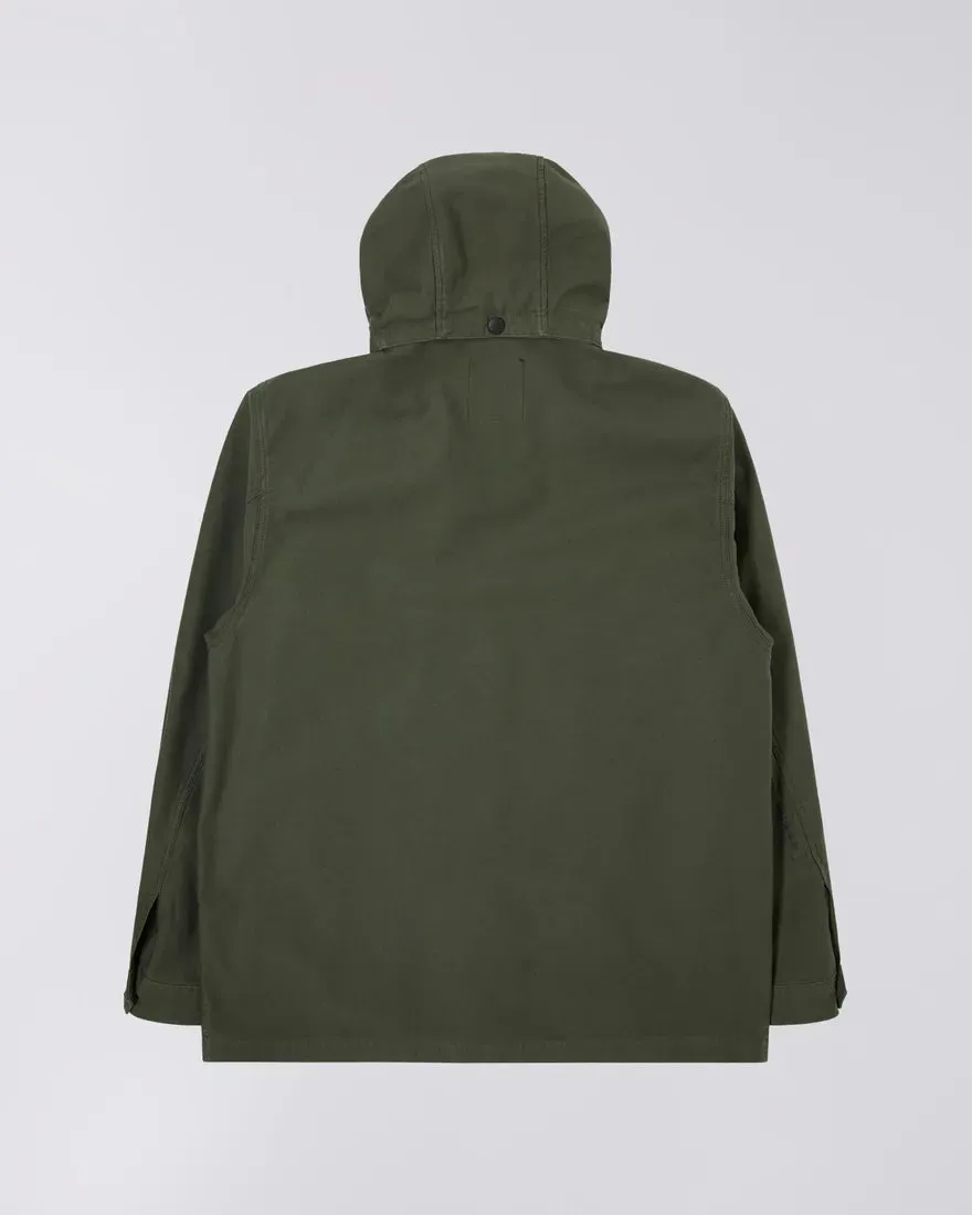 EDWIN Strategy II Hooded Jacket - Ivy Enzyme Wash