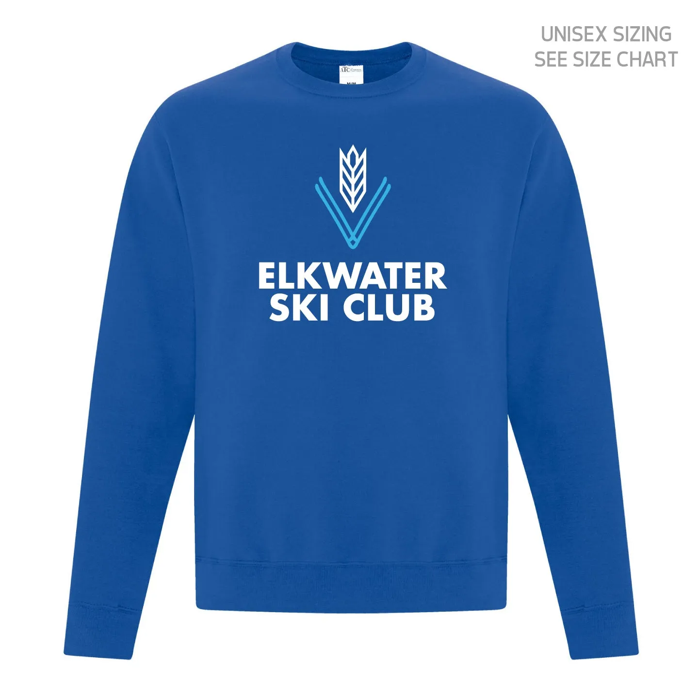 Elkwater Ski Club Unisex Crewneck Sweatshirt (ESCT0001-F2400)