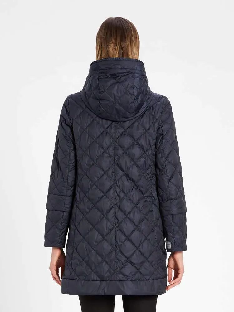 Enovel Quilted Hooded Down Zipper