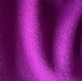 Fuchsia 12 oz. Boiled Wool Coating (Made in Germany)