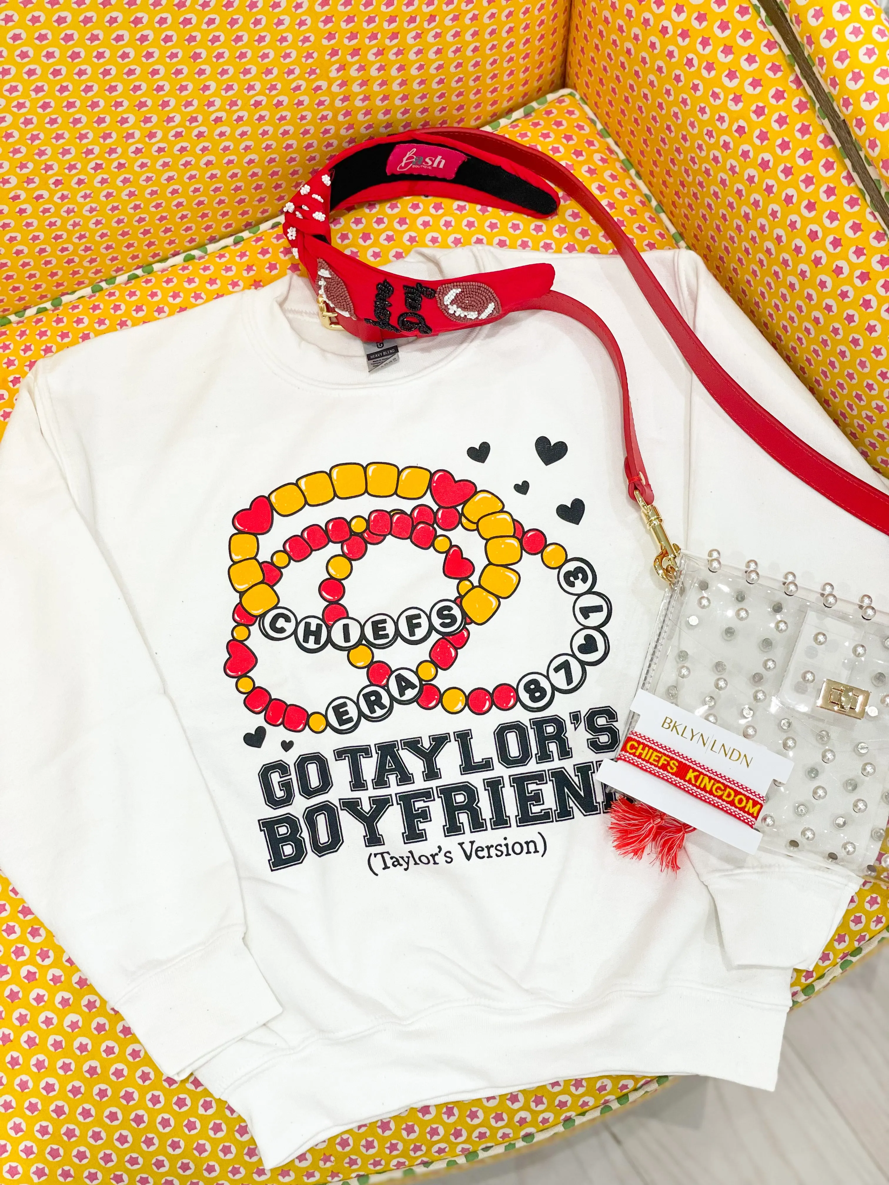 Go taylor's BF bracelet sweatshirt