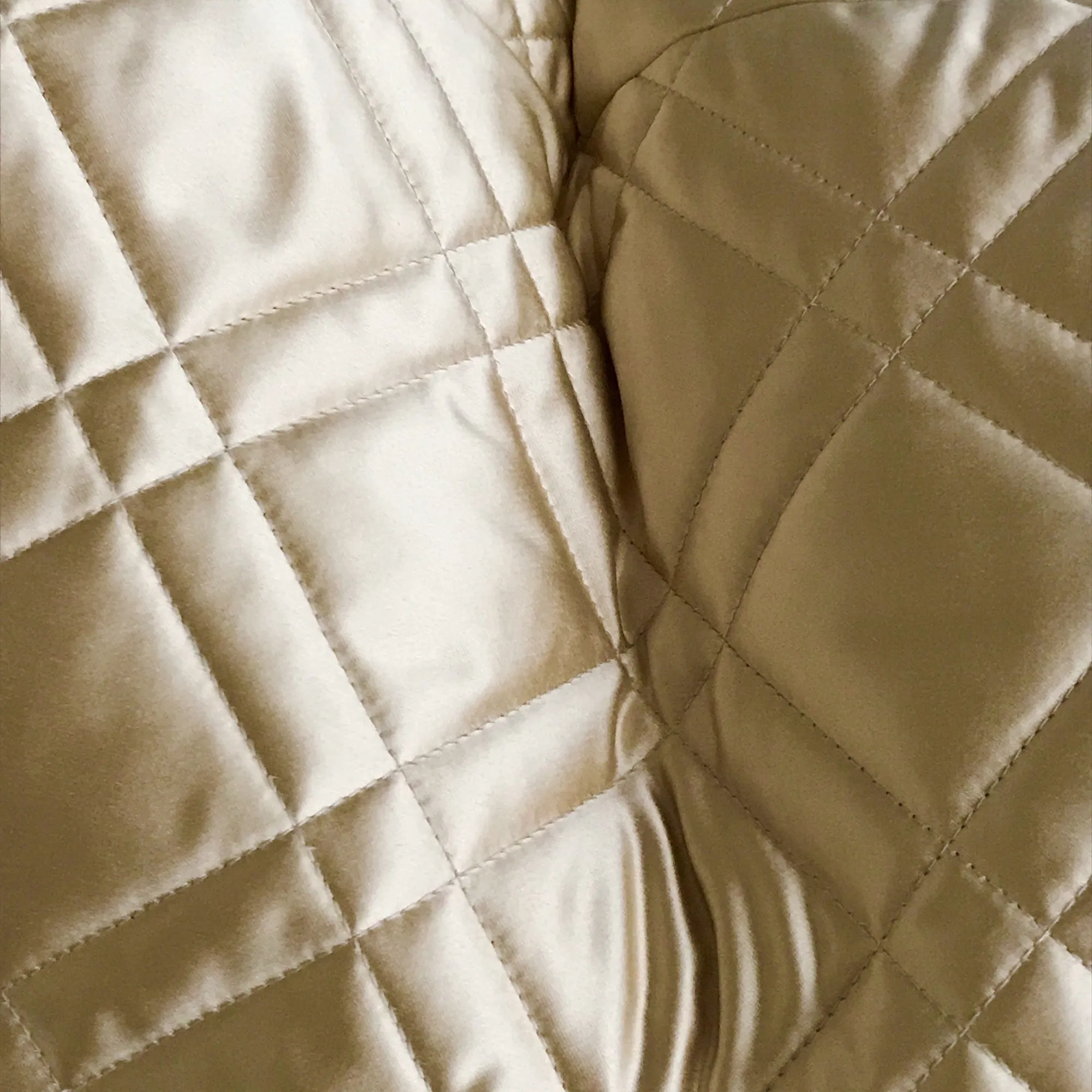 Gold Silk Quilted Luxury Standard Sham 20x26