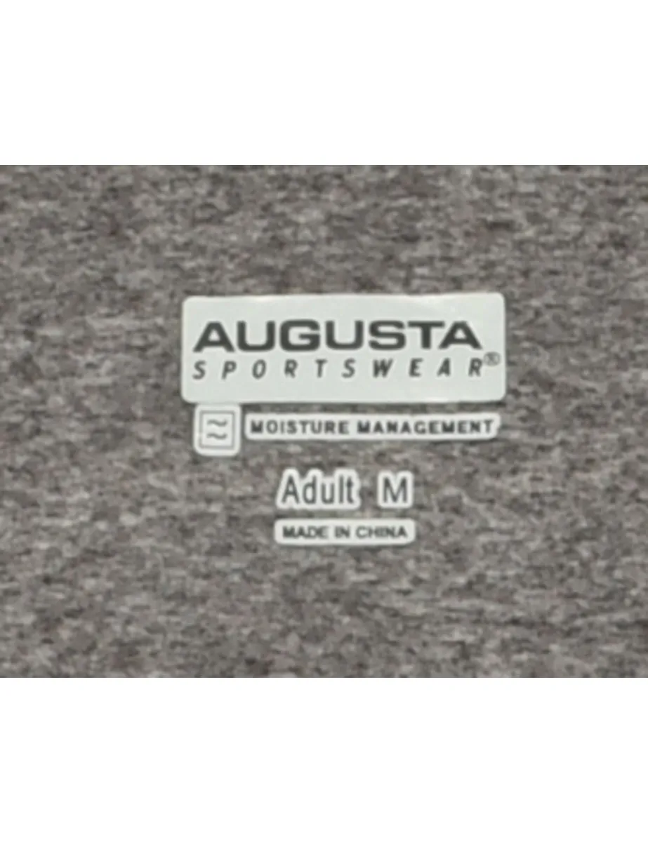 Grey & Lime Green Augusta Hoodie - M