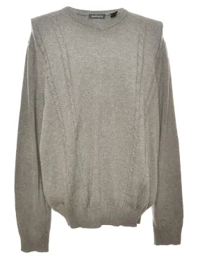 Grey Van Heusen Jumper - XL