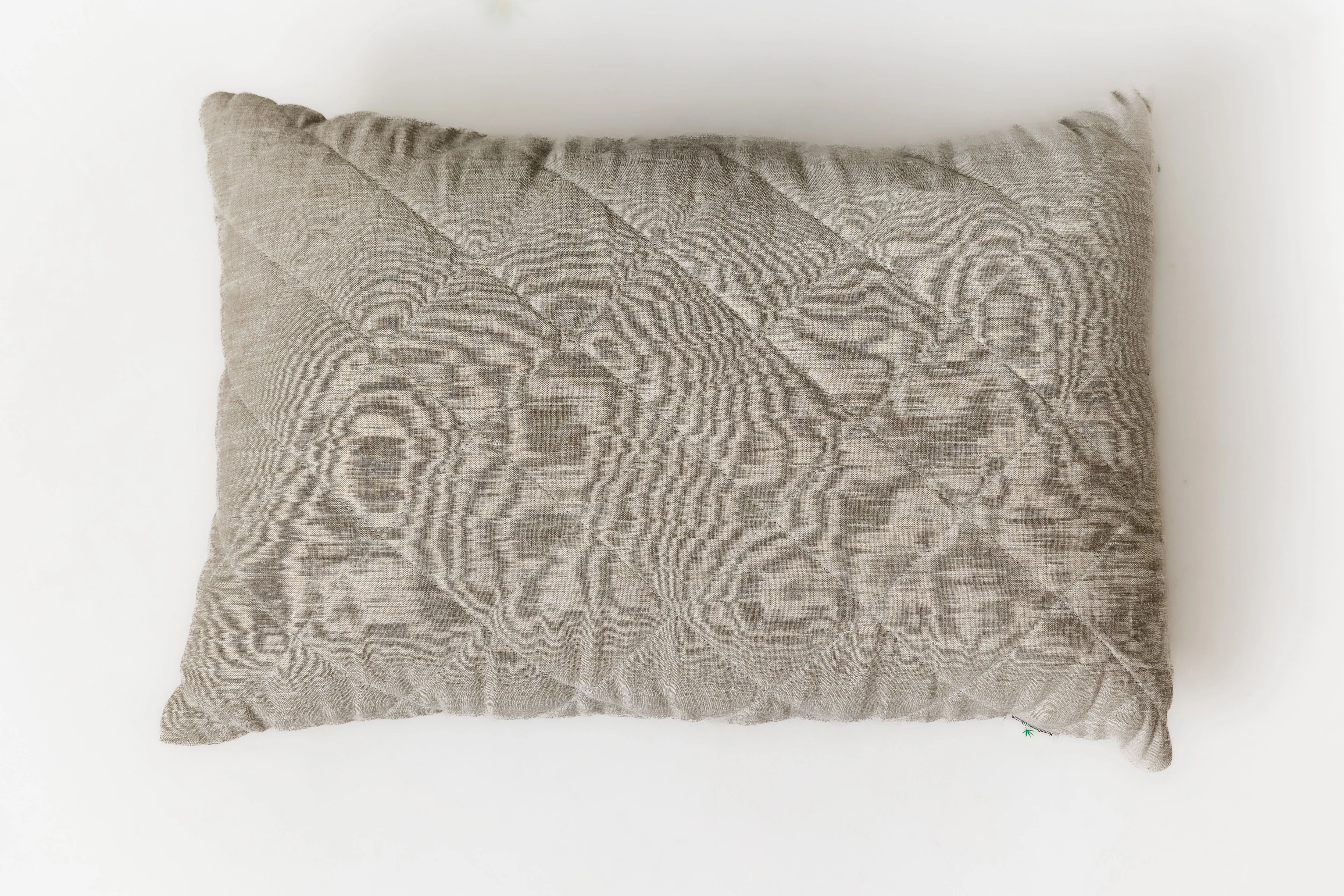 Hemp Linen Organic Pillow filled HEMP FIBER in linen fabric with regulation height Hemp pillow Eco-friendly Bed Pillow