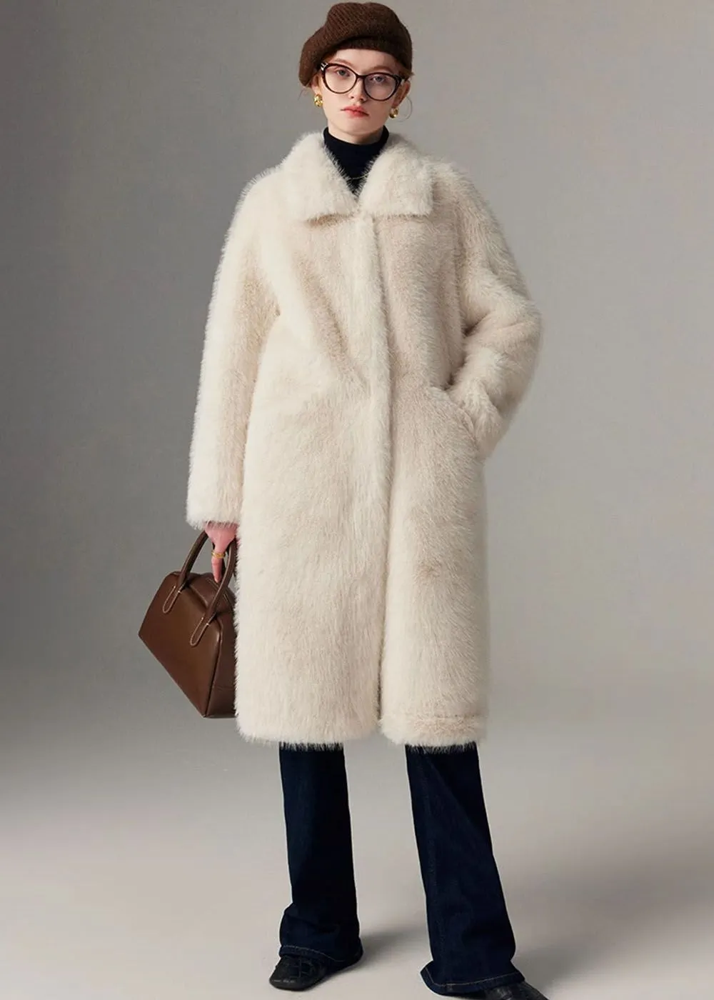 High Pile Fur Long Coat