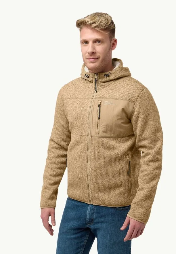 Jack Wolfskin Men's Kaminfeuer Fleece Hooded Jacket