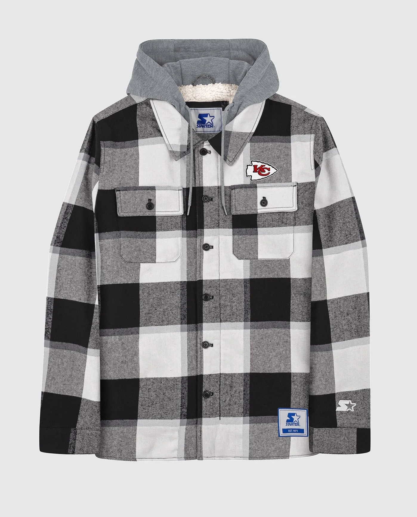 Kansas City Chiefs The Big Joe Sherpa Lined Plaid Jacket