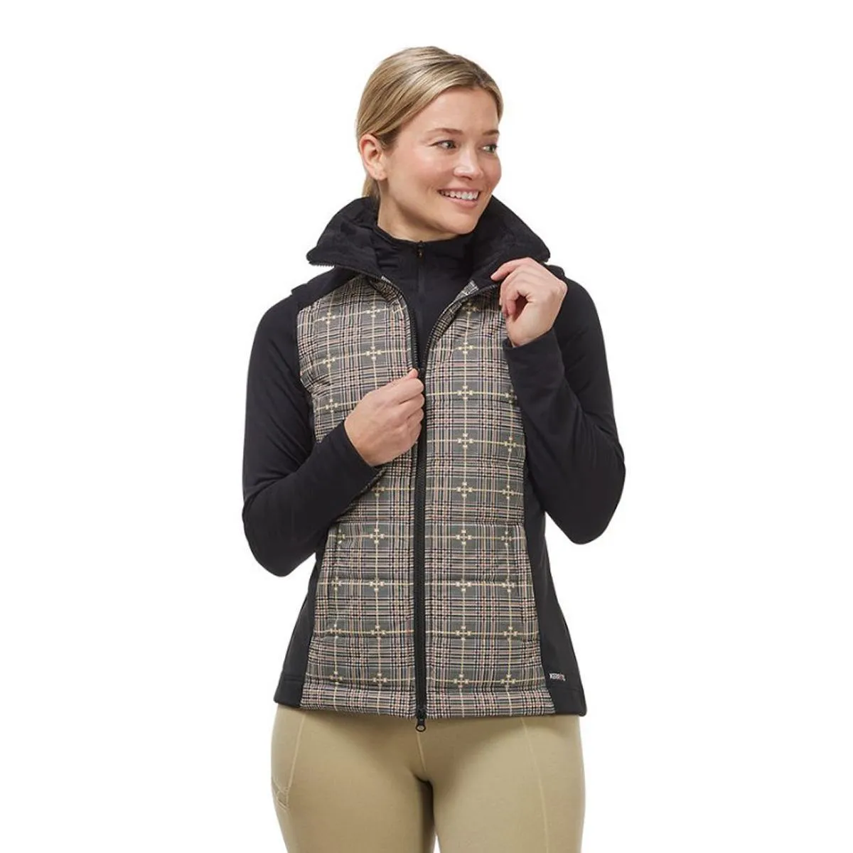 Kerrits Women's Bits Of Plaid Quilted Vest