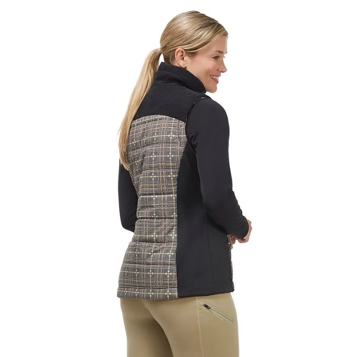 Kerrits Women's Bits Of Plaid Quilted Vest