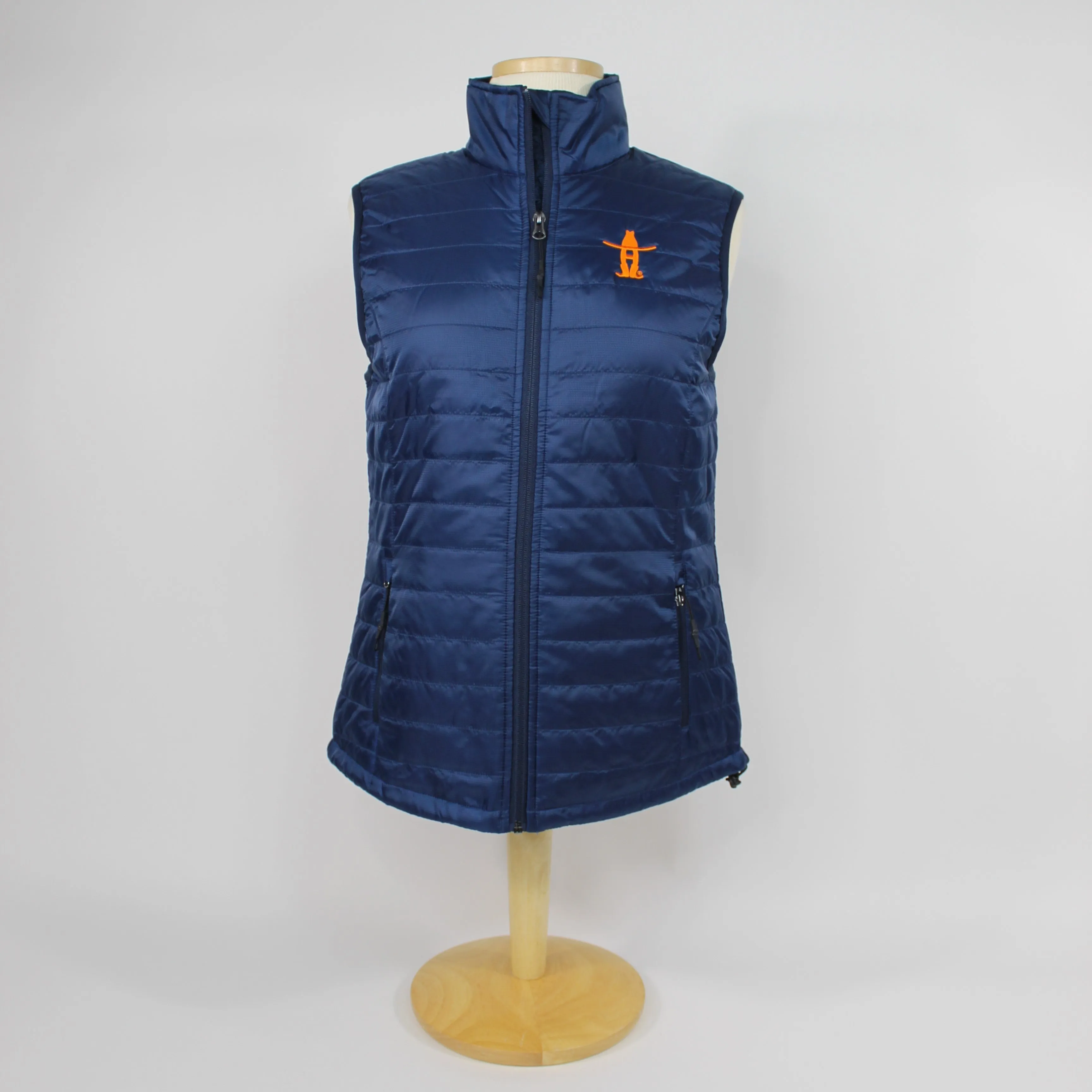 Ladies Quilted Vest - Navy