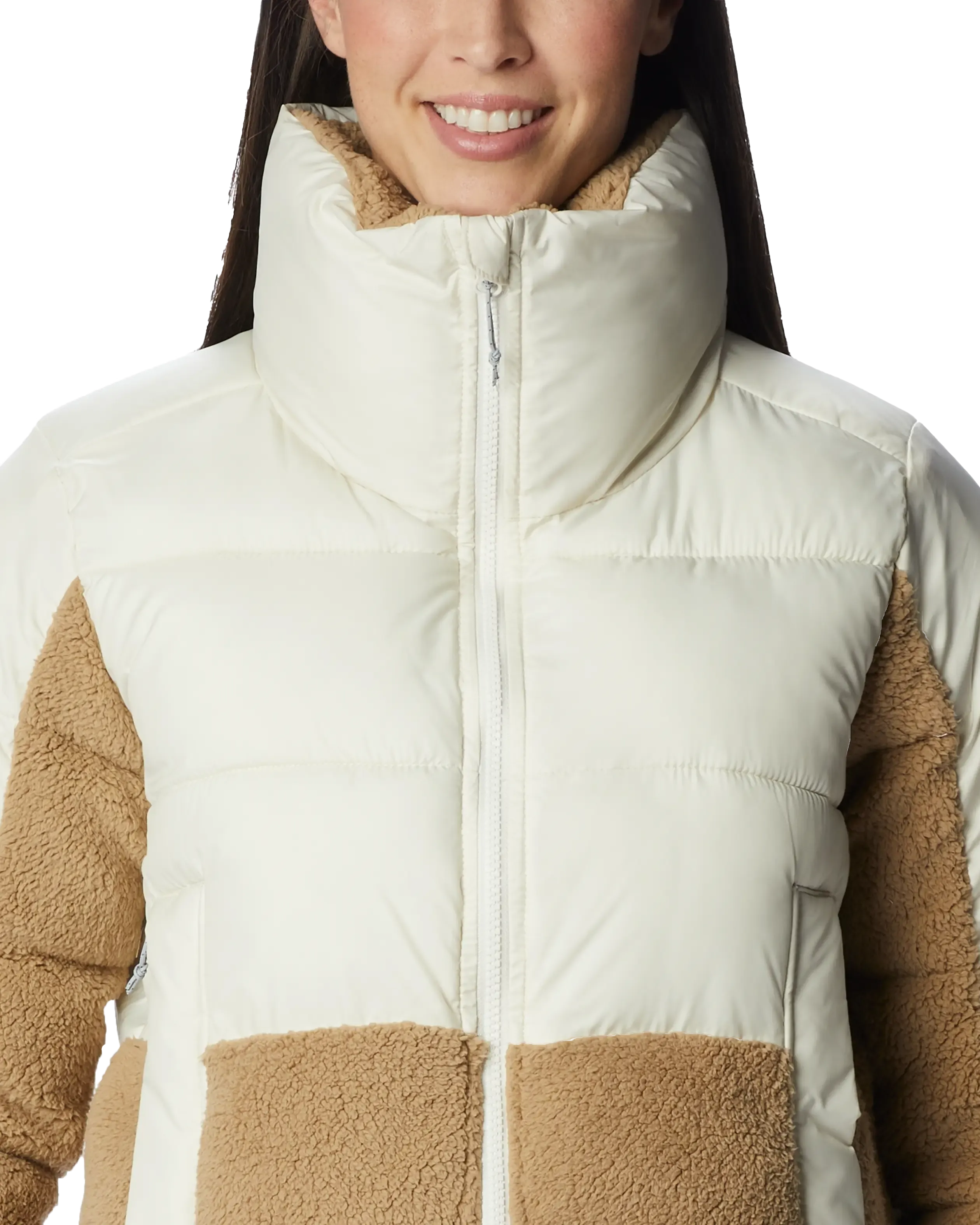 Leadbetter Point Sherpa Hybrid Jacket in Chalk Beach