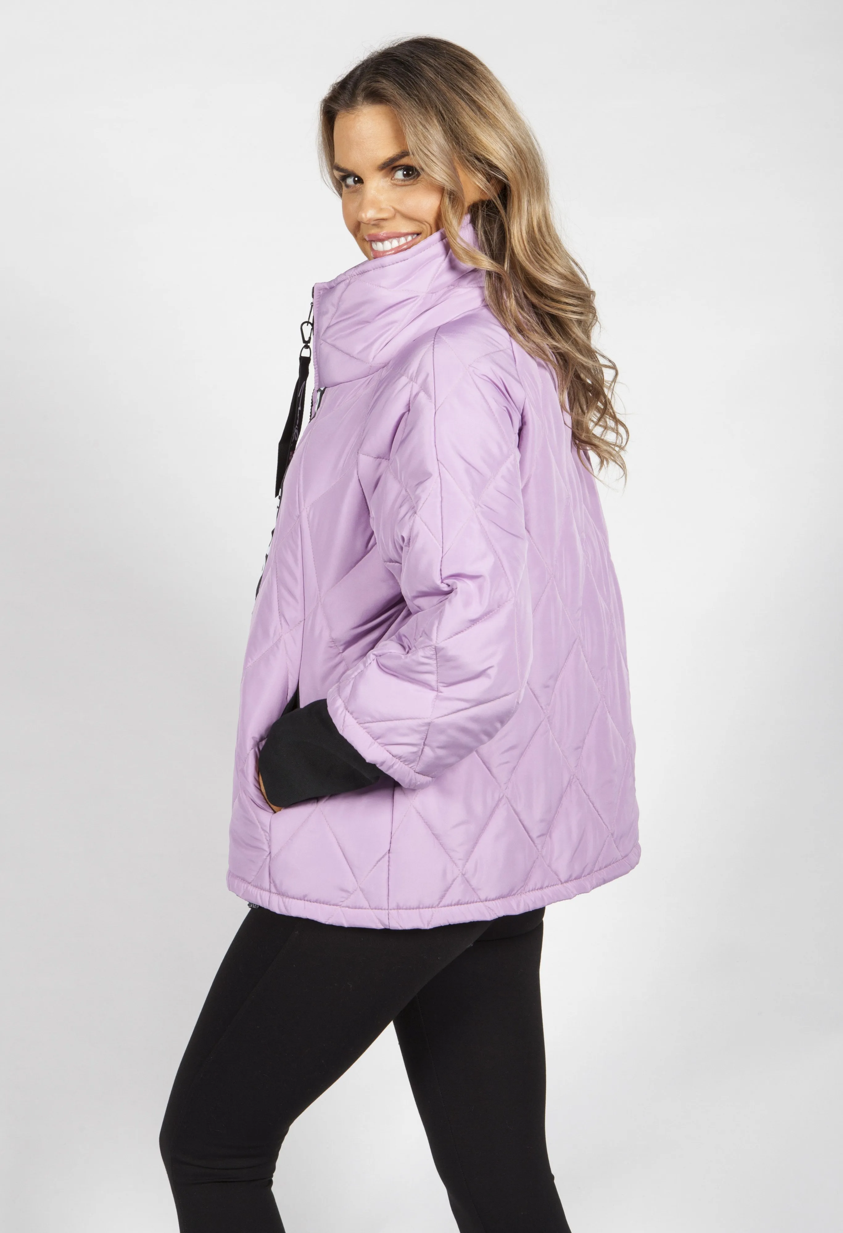 Lilac Quilted Jacket