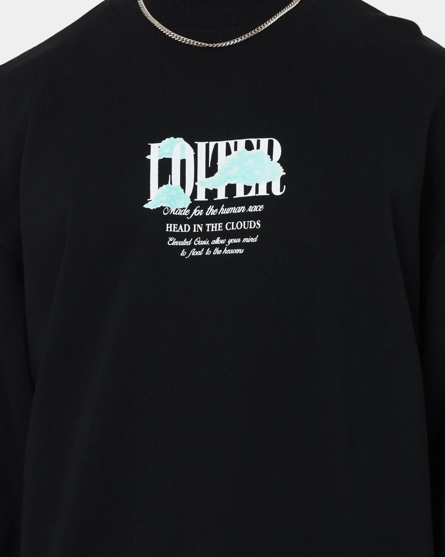 Loiter Cloudland Crewneck Black